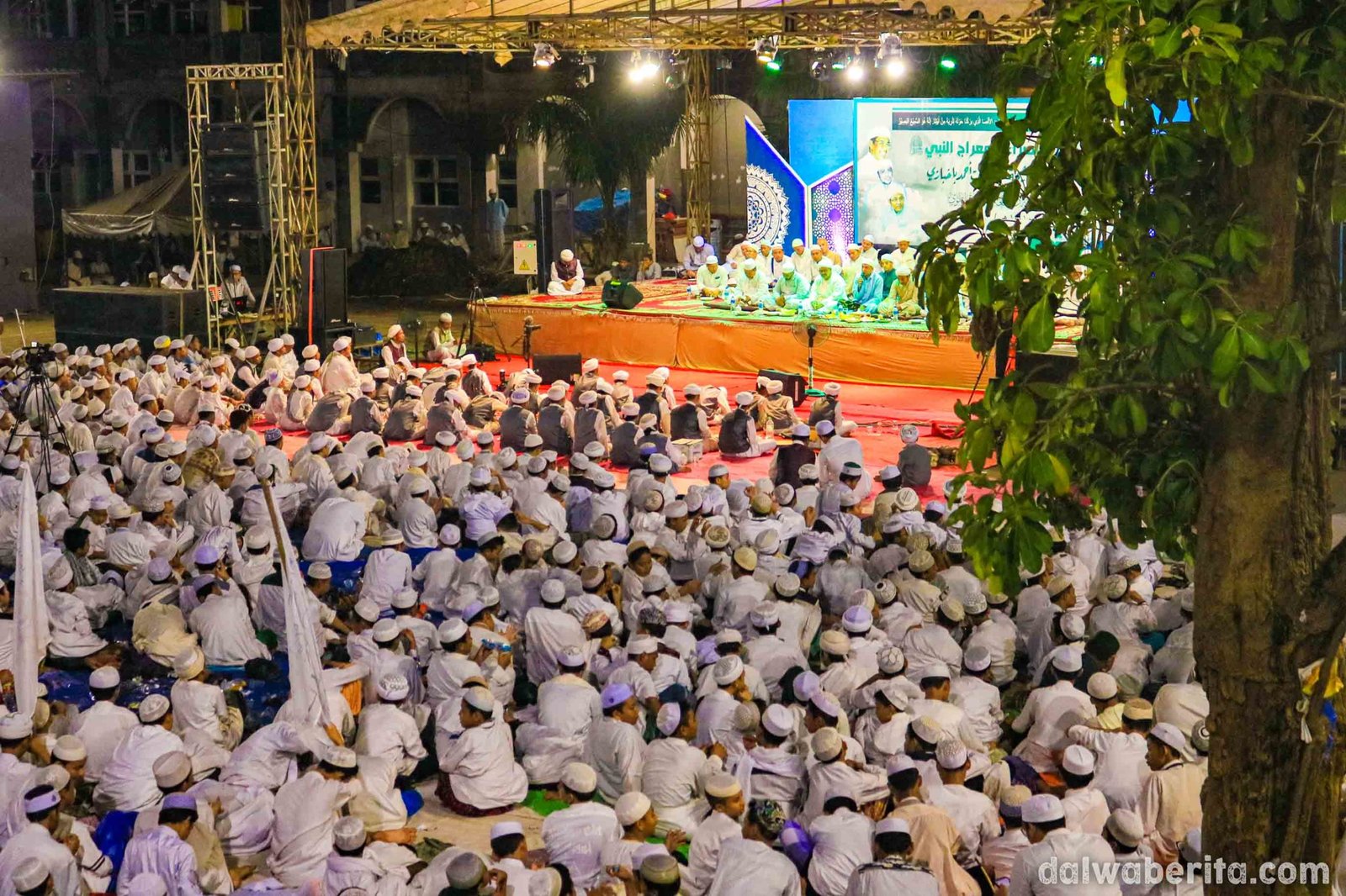 Perayaan Isra Mi’raj Dalwa Ba’alawi Berlangsung Heboh