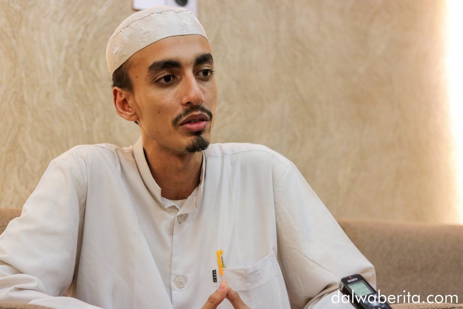 Potret Wawancara bersama Habib Muhammad Assirri