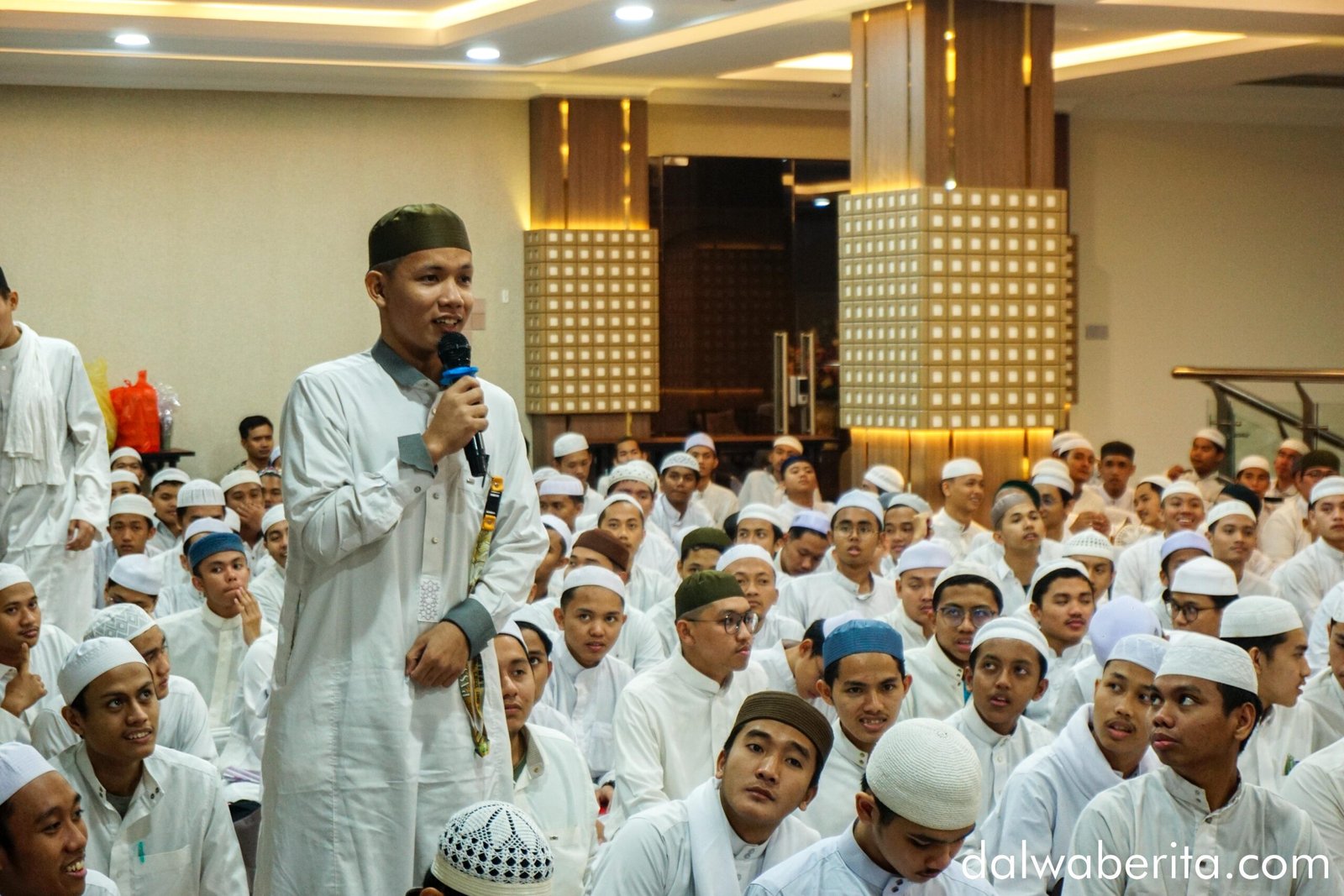 Interaktif peserta yang bertanya