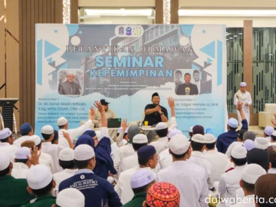 Seminar Kepemimpinan: Edgar Hamas Harap Santri Dalwa Jadi Penopang Kebangkitan Islam