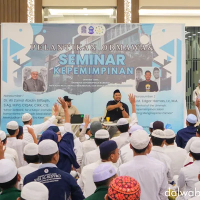 Seminar Kepemimpinan: Edgar Hamas Harap Santri Dalwa Jadi Penopang Kebangkitan Islam