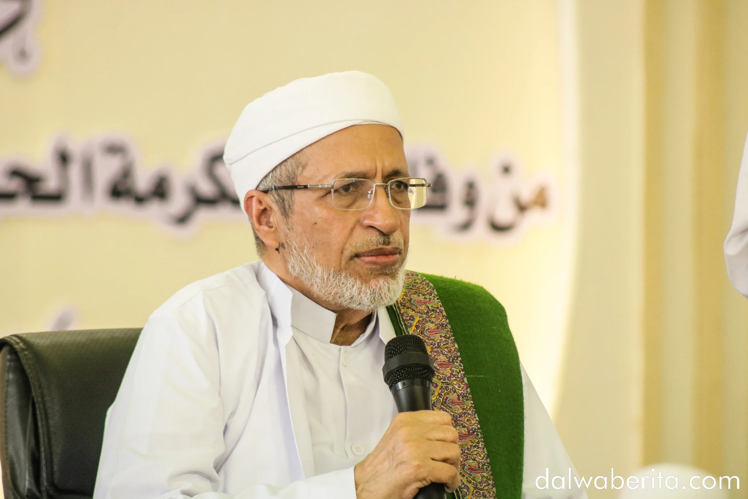 Prof. Habib Abdullah Baharun memberikan nasehat pada Haul Abuya Hasan Baharun