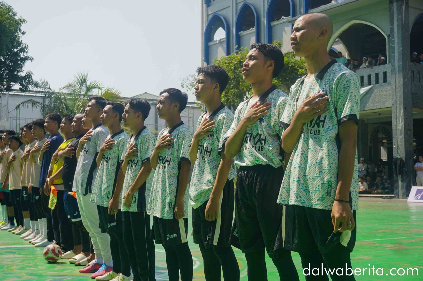 Pertandingan Persahabatan Sepak Bola antara Dalwa FC dan Salafiyyah FC